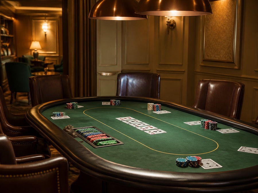 Poker in een fysieke speelzaal