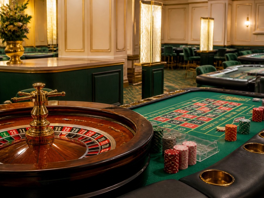 Roulette in een fysieke speelzaal